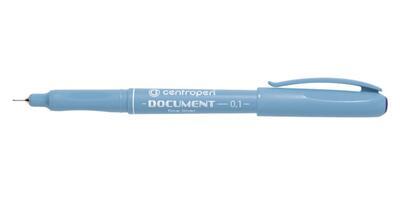 Popisovač Document 0.1 mm - modrý