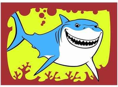Obrázek pro pískování 23x33 cm - Žralok