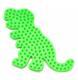 Hama Midi podložka - Dinosaurus /zelený/ 8,5 x 10 x 0,5 cm - 1/2