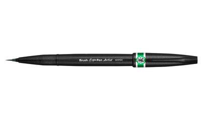 Pentel barevný štěteček Sign Pen „Artist“ - Green