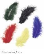 Peří Marabu 9 cm - mix 5 barev