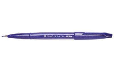 Pentel SES15C-V Popisovač Touch Brush Sign Pen - fialový - 1