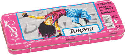 Aero Temperové barvy v kovové krabičce sada 12x7 ml Tanec - 1