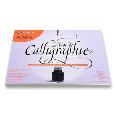 Blok Clairefontaine Calligraphy Pad A5, 125g/m2, 30 listů