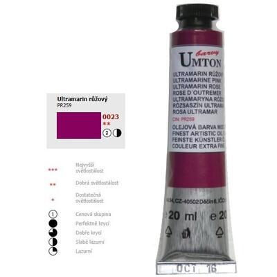 Olejová barva 20ml - Ultramarin růžový/ 2