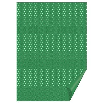 Happy Paper A4, 200 g/m2 - puntíkatý zelený