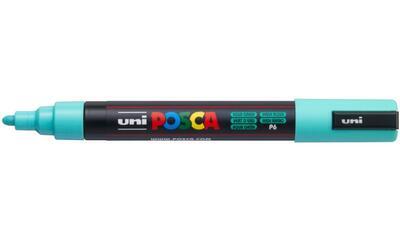 Akrylový popisovač UNI POSCA PC-5M - aqua zelená P6 / 1,8-2,5mm - 1