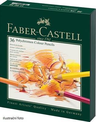 Faber-Castell Pastelky Polychromos - Atelier box 36 ks - 1