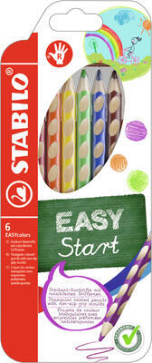 STABILO EASYcolors 332/6 Pastelky pro praváky  Sada 6 ks - 1