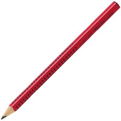 Faber-Castell Grafitová tužka Jumbo Grip červená - tvrdost B i pro "L"