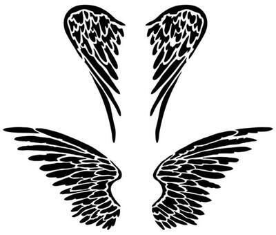 Šablona TCW 12"x 12" Angel Wings