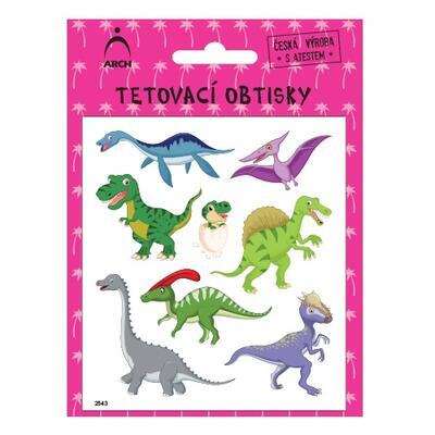 Dětské tetovací obtisky - dinosauři 03