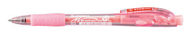 STABILO Kuličkové pero, marathon 318, růžová náplň 0,38mm - růžové /318F120/ - 1