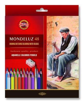 Mondeluz Akvarelové pastelky - 48 ks /3713/