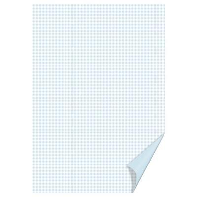 Happy Paper A4, 200 g/m2 - čtverečkovaný světle modrý
