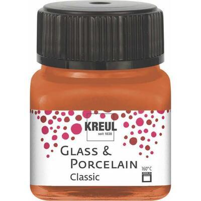 Barva na sklo a porcelán KREUL Classic 20ml - měděná