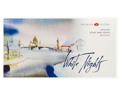 ST PETERSBURG: Sada akvarelů White nights, 24 barev - 1