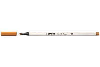 STABILO Pen 68 brush - tmavě okrová - 1