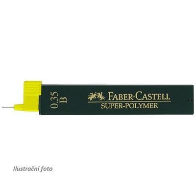 Faber-Castell Grafitové Tuhy SUPER POLYMER do mikrotužky - 0,35 mm, B