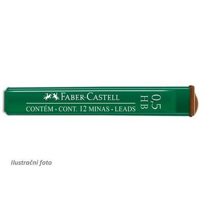 Faber-Castell Mikrotuhy  grafitové - 0,5 mm, HB,  12 ks