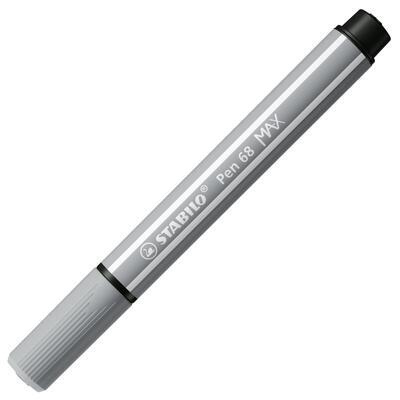 STABILO Pen 68 MAX - stříbrně šedá - 1