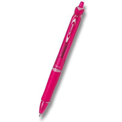Pilot Acroball BeGreen Kuličkové pero, stiskací hrot 0,7 mm, růžové