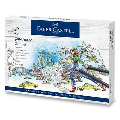 Faber-Castell Pastelky Goldfaber, dárková sada - 23ks - 1