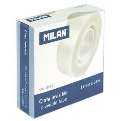 Lepicí páska 19mm x 33m invisible Milan - bankovní