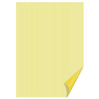 Happy Paper A4, 200 g/m2 - pruhovaný žlutý