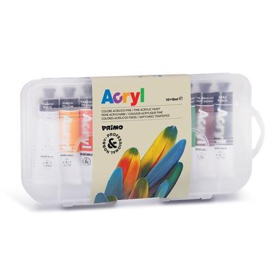 Akrylové barvy PRIMO, 10 x18mm - PP obal - 1