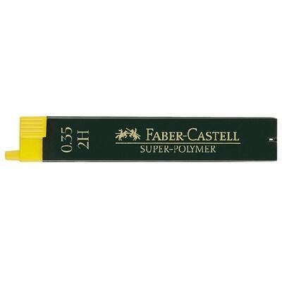 Faber-Castell Grafitové Tuhy SUPER POLYMER do mikrotužky - 0,35 mm, 2H - 1