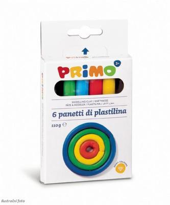 Modelína PRIMO, 6 x 18g, mix barev