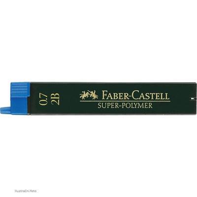 Faber-Castell Grafitové Tuhy SUPER POLYMER do mikrotužky - 0,7 mm, 2B