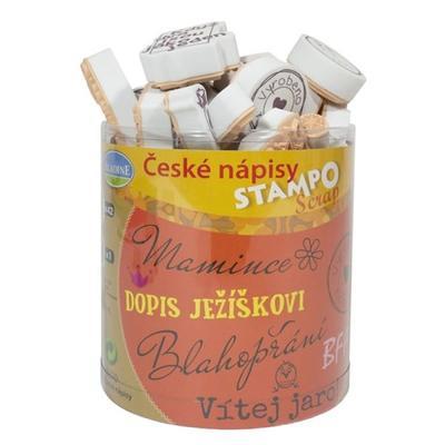 Razítka Stampo Scrap - České nápisy - 1