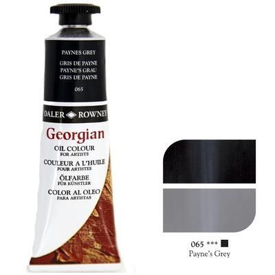 Daler & Rowney Georgian Oil 38ml - Payne´s Grey 065, olejová barva - 1