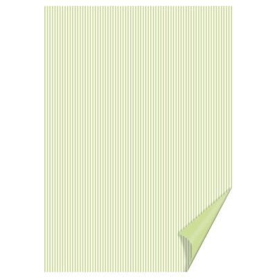 Happy Paper A4, 200 g/m2 - pruhovaný pistáciový