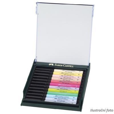 Faber-Castell PITT Artist Pen Brush - Pastel 12 pastelových odstínů - 1