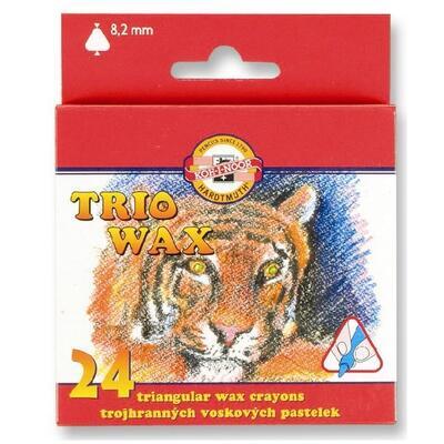 Trojhranné voskovky Trio Wax - slabé 8,2 mm, 24 ks (8274/24) - 1