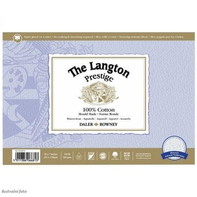 Skicák Langton Prestige Block "ROUGH Surface" - 254x178mm, 12 listů