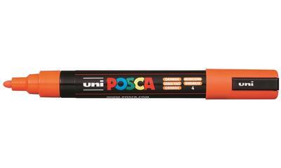 Akrylový popisovač UNI POSCA PC-5M - oranžový 4 / 1,8-2,5mm - 1