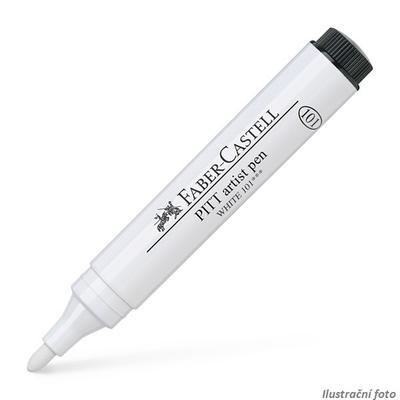 Faber-Castell PITT Artist Pen 2,5 mm - bílý č. 101 - 1