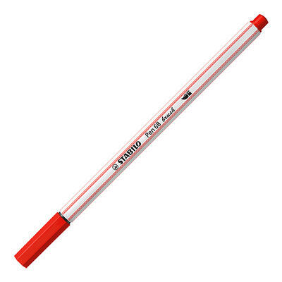 STABILO Pen 68 brush - karmínová - 1