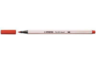 Stabilo Pen 68 brush - karmínová - 1
