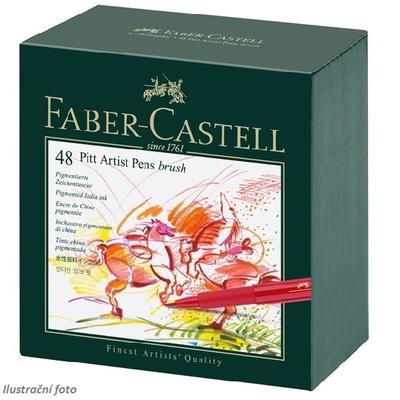 Faber-Castell PITT Artist Pen Brush  Atelier Box - 48ks - 1