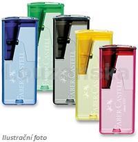 Faber-Castell Ořezávátko plastové se zásobníkem, různé barvy   