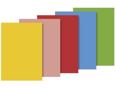 Hedvábný papír 50x70 cm, 20 g/m2, 5 barev - světlejší odstíny - 1