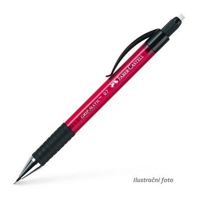 Faber-Castell Mechanická tužka GRIP MATIC 1377 - 0,7 mm červená 