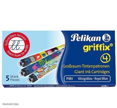 Inkoustové bombičky Pelikan Griffix 4 - královská modrá, 5 ks