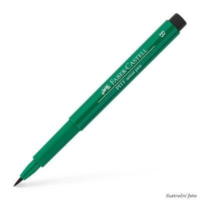 Faber-Castell PITT Artist Pen B - tmavý ftalo zelený č. 264 - 1