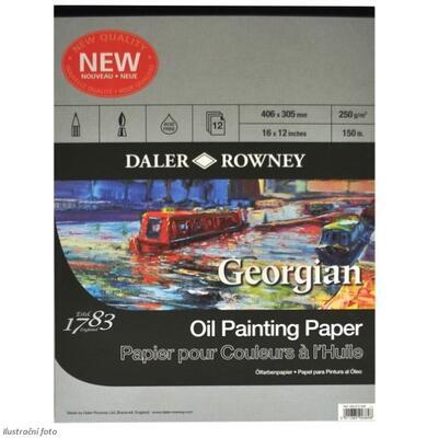 Daler & Rowney Skicák Georgian Oil - 406x305 mm, 12 listů